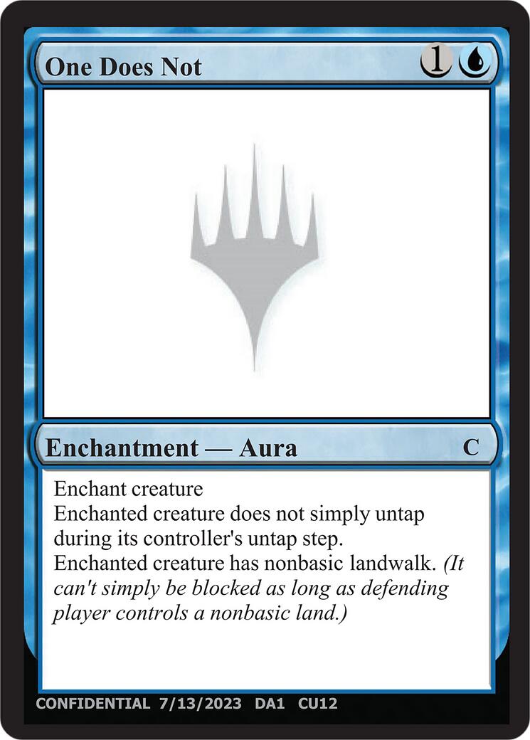 One Does Not [Unknown Event] | Exor Games Truro