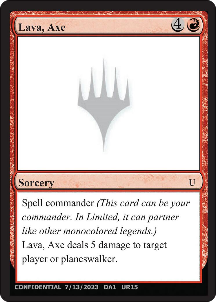 Lava, Axe [Mystery Booster] | Exor Games Truro