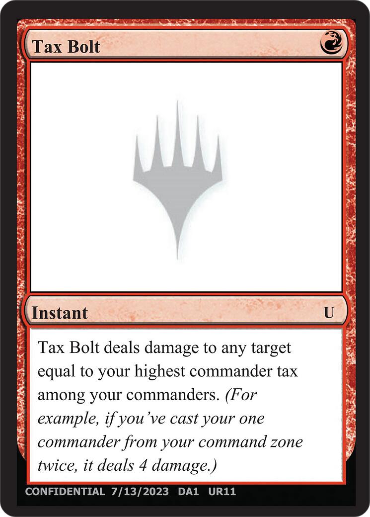 Tax Bolt [Mystery Booster] | Exor Games Truro