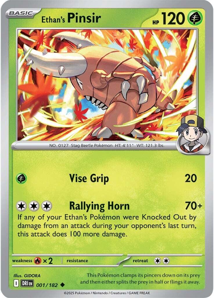 Ethan's Pinsir (001/182) [Scarlet & Violet: Destined Rivals] | Exor Games Truro