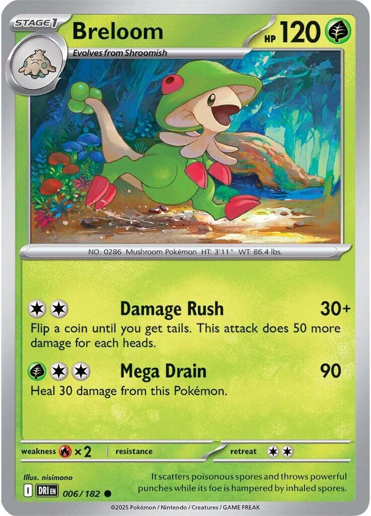 Breloom (006/182) [Scarlet & Violet: Destined Rivals] | Exor Games Truro