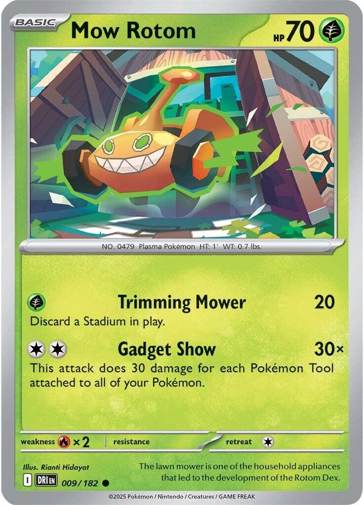 Mow Rotom (009/182) [Scarlet & Violet: Destined Rivals] | Exor Games Truro
