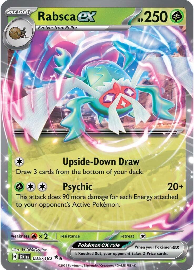 Rabsca ex (025/182) [Scarlet & Violet: Destined Rivals] | Exor Games Truro
