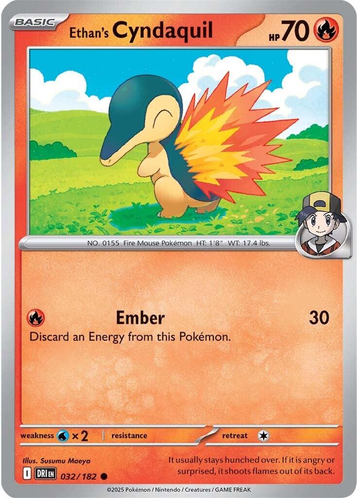 Ethan's Cyndaquil (032/182) [Scarlet & Violet: Destined Rivals] | Exor Games Truro