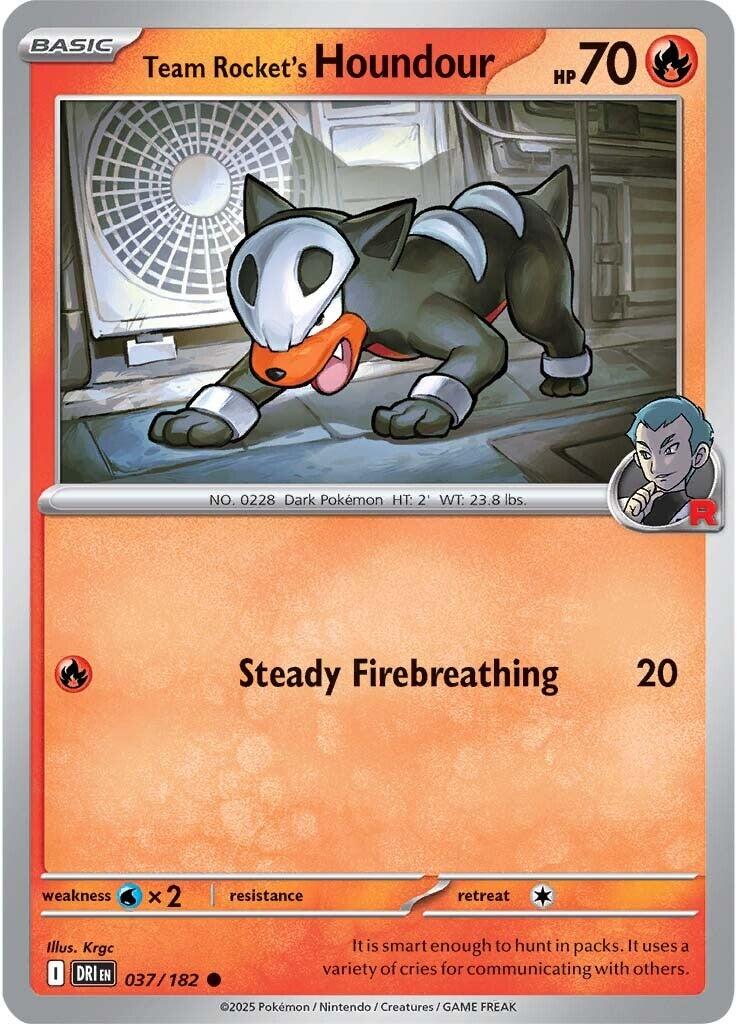Team Rocket's Houndour (037/182) [Scarlet & Violet: Destined Rivals] | Exor Games Truro