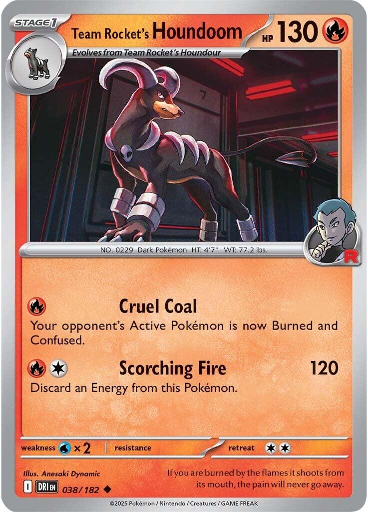 Team Rocket's Houndoom (038/182) [Scarlet & Violet: Destined Rivals] | Exor Games Truro