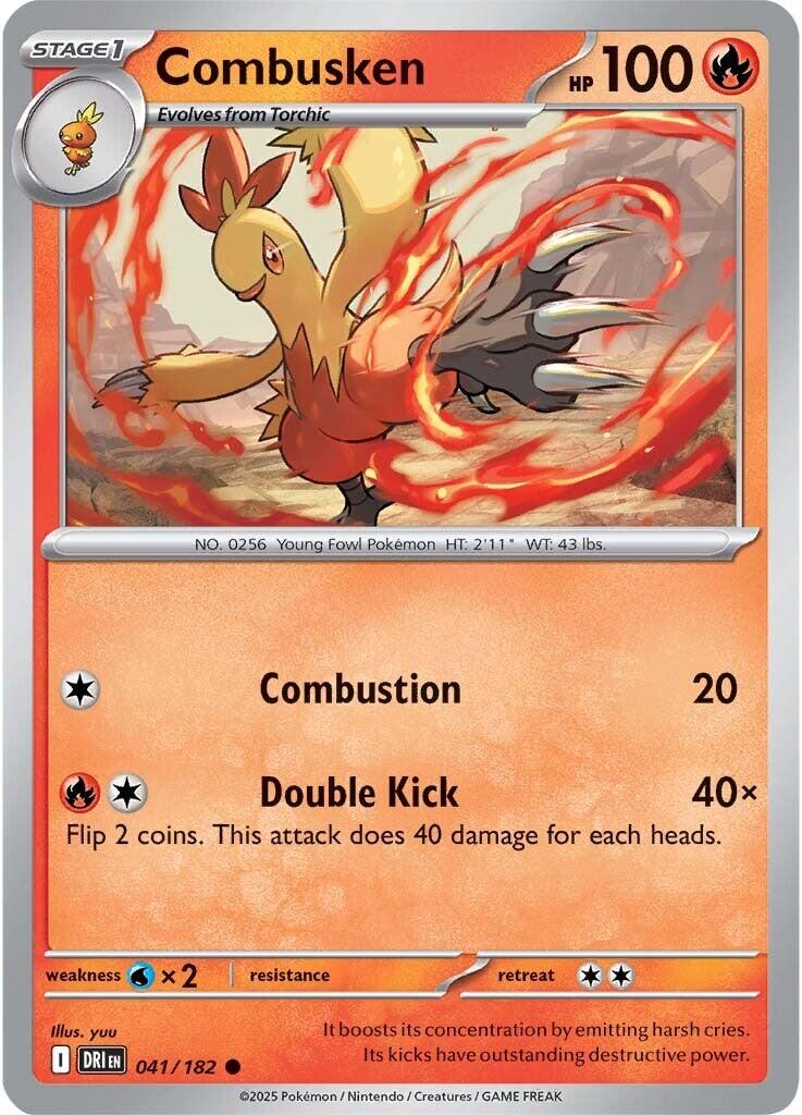 Combusken (041/182) [Scarlet & Violet: Destined Rivals] | Exor Games Truro