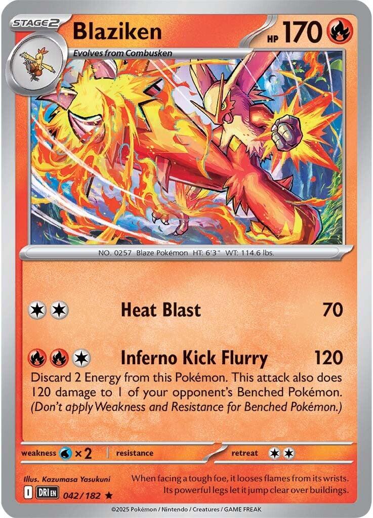 Blaziken (042/182) [Scarlet & Violet: Destined Rivals] | Exor Games Truro