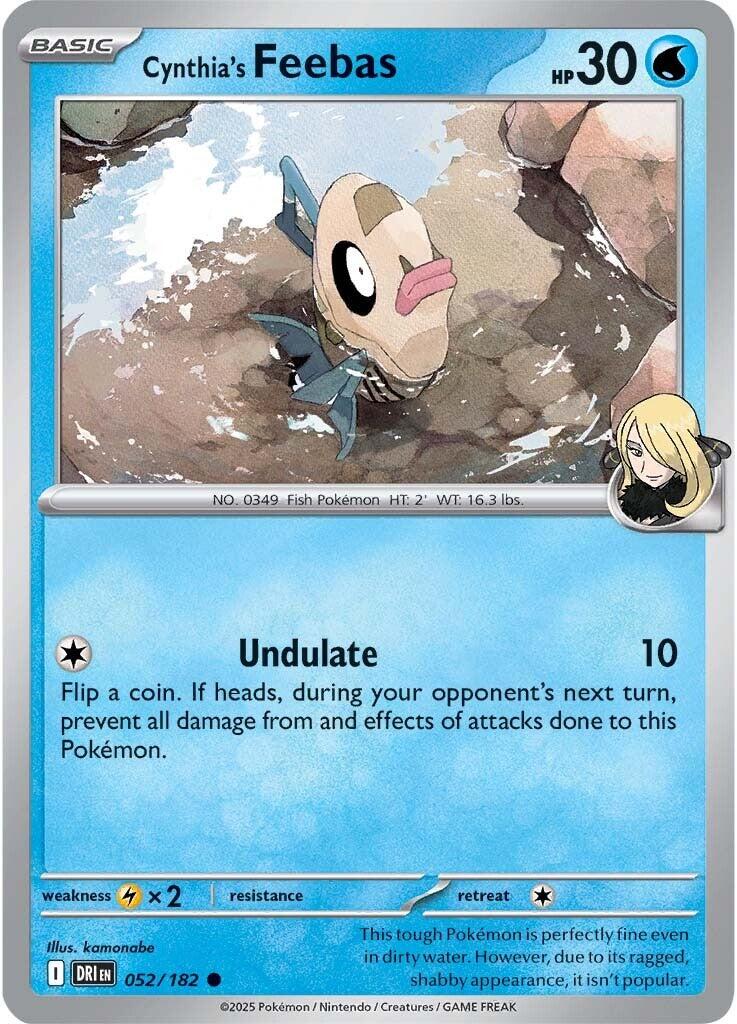 Cynthia's Feebas (052/182) [Scarlet & Violet: Destined Rivals] | Exor Games Truro