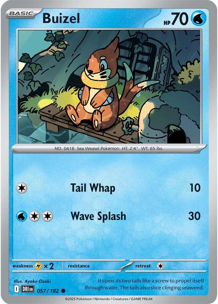Buizel (057/182) [Scarlet & Violet: Destined Rivals] | Exor Games Truro