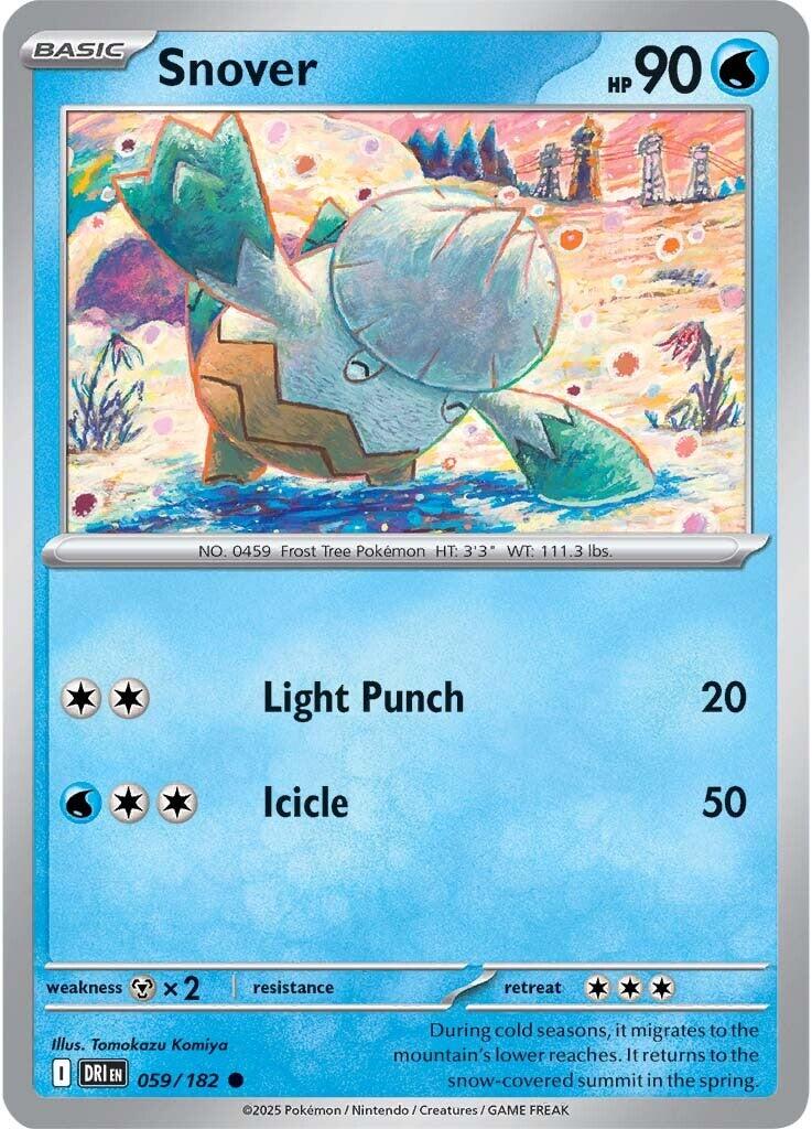 Snover (059/182) [Scarlet & Violet: Destined Rivals] | Exor Games Truro