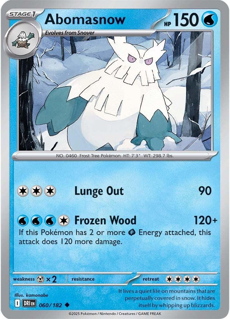 Abomasnow (060/182) [Scarlet & Violet: Destined Rivals] | Exor Games Truro