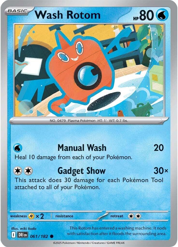 Wash Rotom (061/182) [Scarlet & Violet: Destined Rivals] | Exor Games Truro