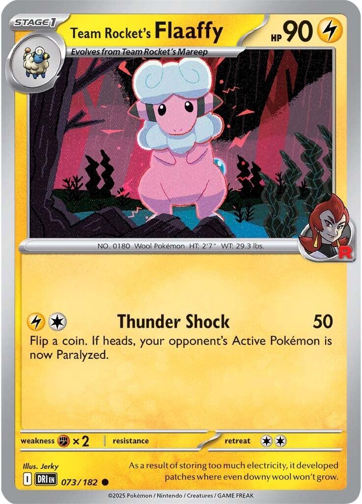 Team Rocket's Flaaffy (073/182) [Scarlet & Violet: Destined Rivals] | Exor Games Truro