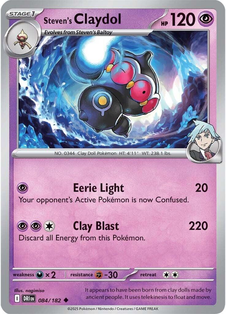Steven's Claydol (084/182) [Scarlet & Violet: Destined Rivals] | Exor Games Truro
