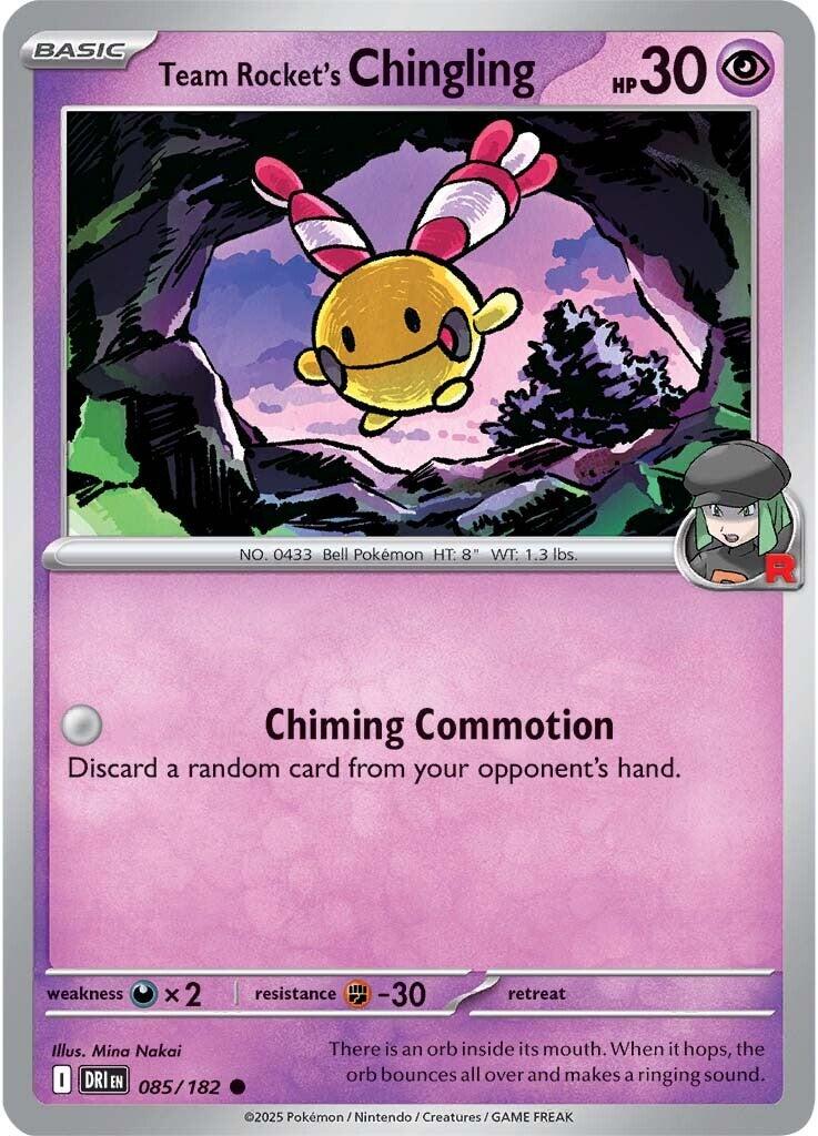 Team Rocket's Chingling (085/182) [Scarlet & Violet: Destined Rivals] | Exor Games Truro