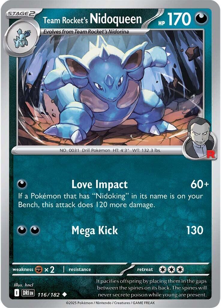 Team Rocket's Nidoqueen (116/182) [Scarlet & Violet: Destined Rivals] | Exor Games Truro