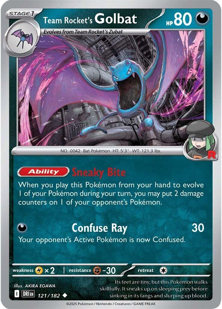 Team Rocket's Golbat (121/182) [Scarlet & Violet: Destined Rivals] | Exor Games Truro