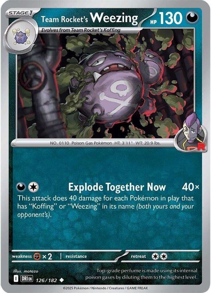 Team Rocket's Weezing (126/182) [Scarlet & Violet: Destined Rivals] | Exor Games Truro
