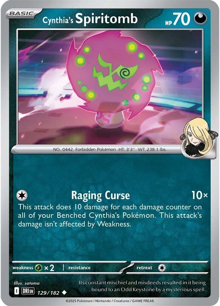 Cynthia's Spiritomb (129/182) [Scarlet & Violet: Destined Rivals] | Exor Games Truro