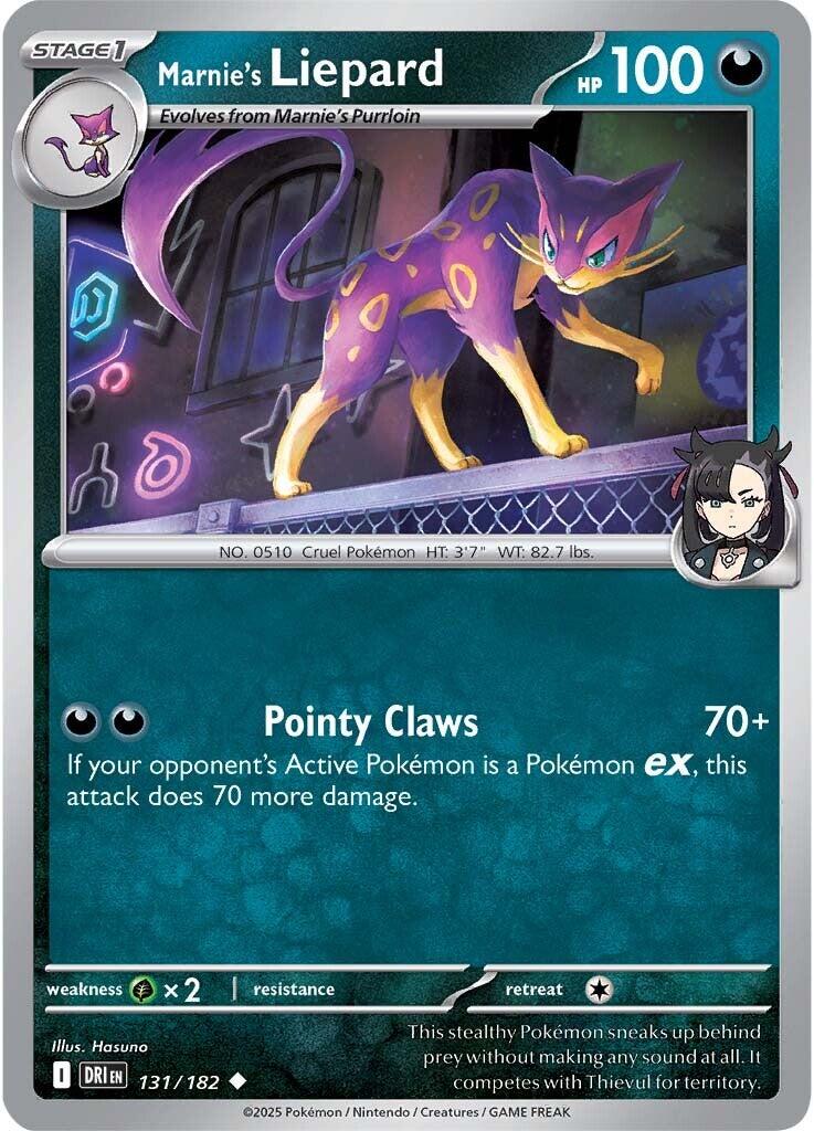 Marnie's Liepard (131/182) [Scarlet & Violet: Destined Rivals] | Exor Games Truro