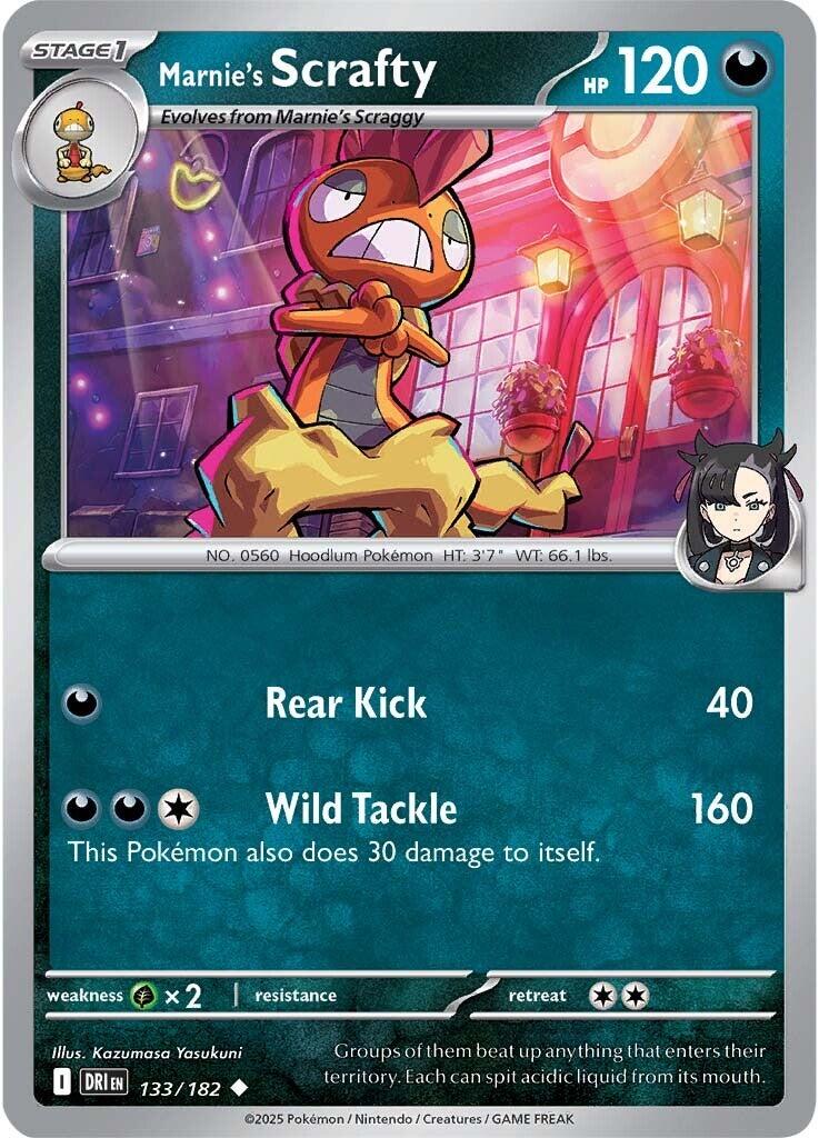 Marnie's Scrafty (133/182) [Scarlet & Violet: Destined Rivals] | Exor Games Truro
