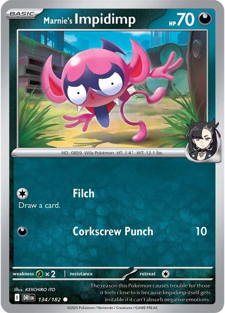 Marnie's Impidimp (134/182) [Scarlet & Violet: Destined Rivals] | Exor Games Truro