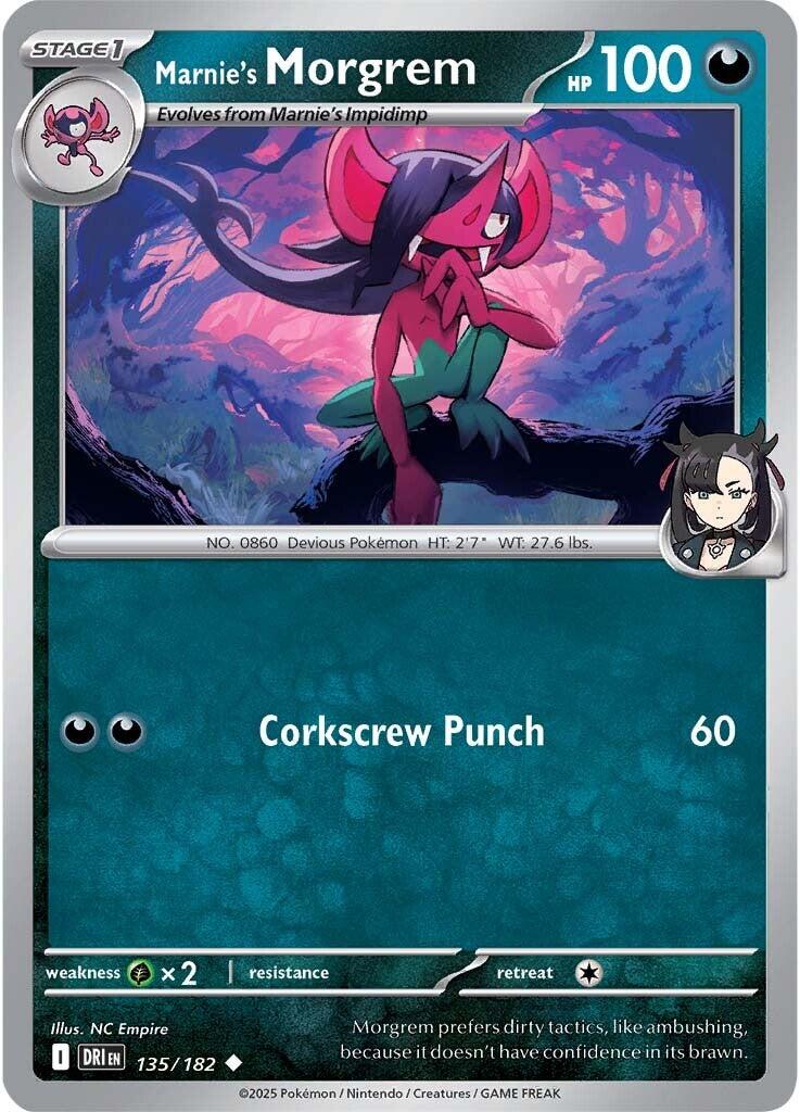Marnie's Morgrem (135/182) [Scarlet & Violet: Destined Rivals] | Exor Games Truro
