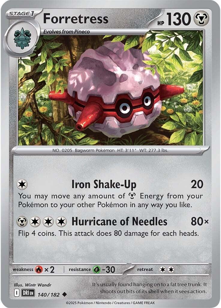 Forretress (140/182) [Scarlet & Violet: Destined Rivals] | Exor Games Truro