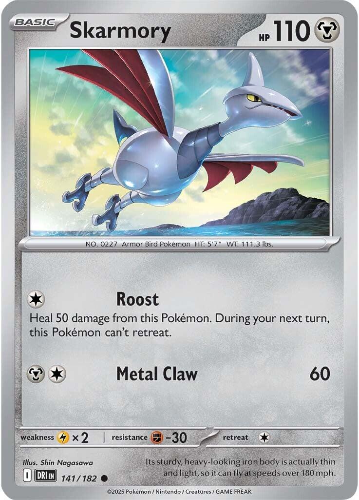 Skarmory (141/182) [Scarlet & Violet: Destined Rivals] | Exor Games Truro