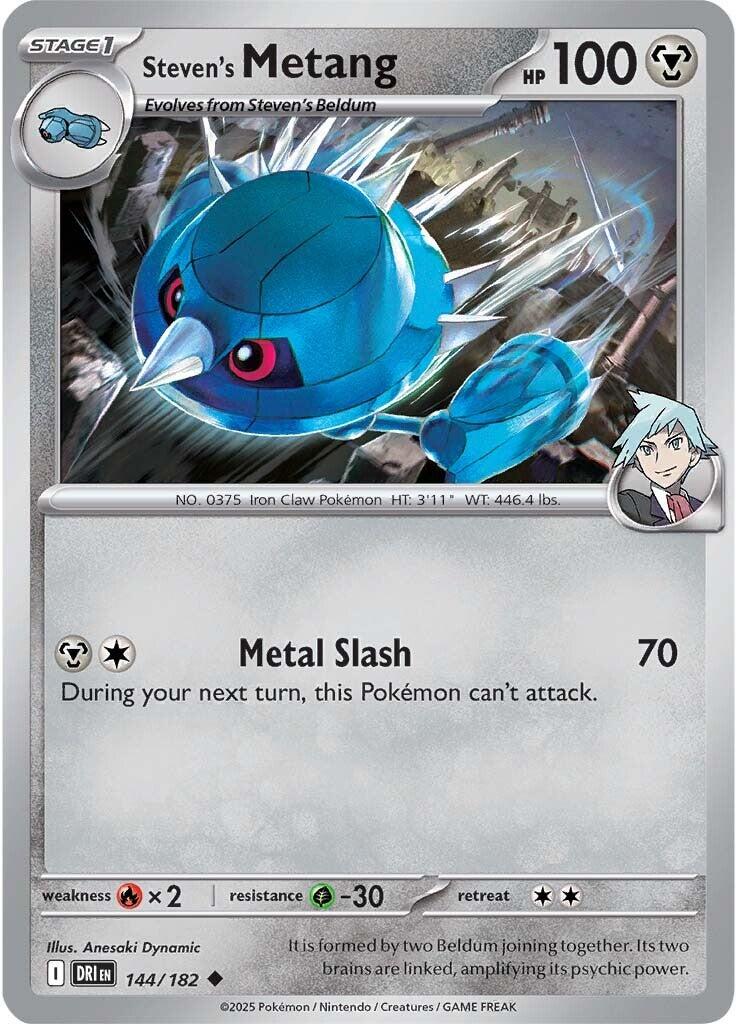 Steven's Metang (144/182) [Scarlet & Violet: Destined Rivals] | Exor Games Truro