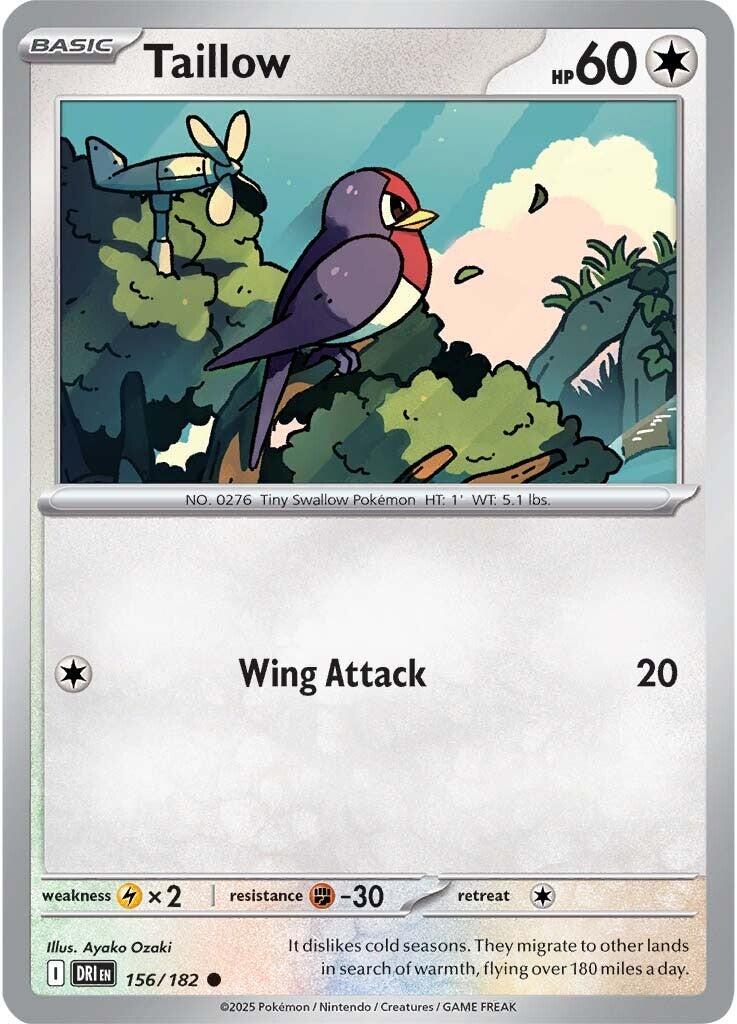 Taillow (156/182) [Scarlet & Violet: Destined Rivals] | Exor Games Truro