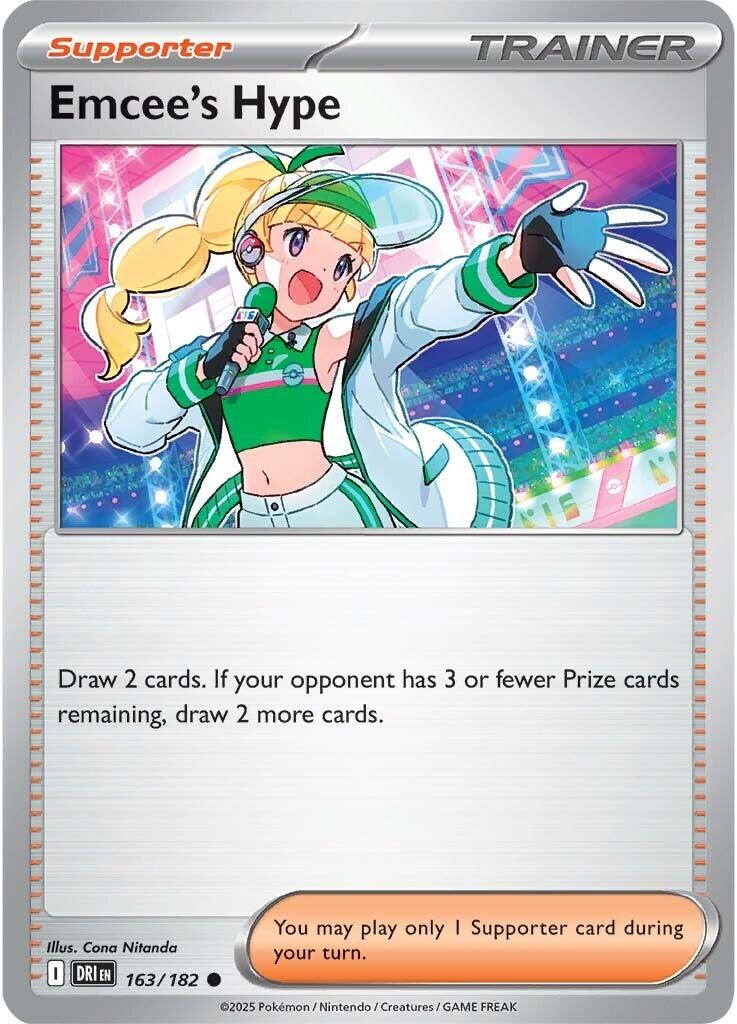 Emcee's Hype (163/182) [Scarlet & Violet: Destined Rivals] | Exor Games Truro