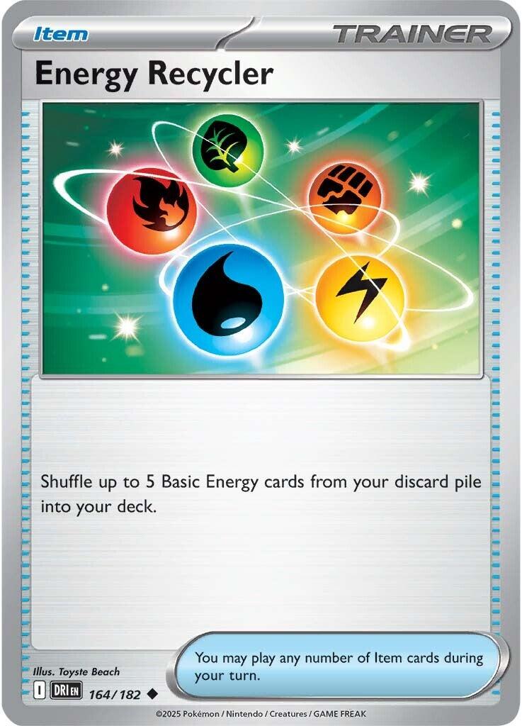 Energy Recycler (164/182) [Scarlet & Violet: Destined Rivals] | Exor Games Truro
