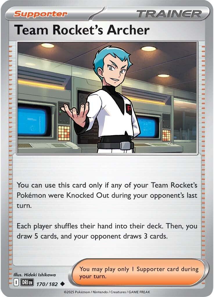 Team Rocket's Archer (170/182) [Scarlet & Violet: Destined Rivals] | Exor Games Truro