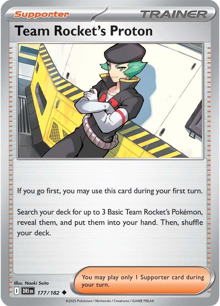 Team Rocket's Proton (177/182) [Scarlet & Violet: Destined Rivals] | Exor Games Truro