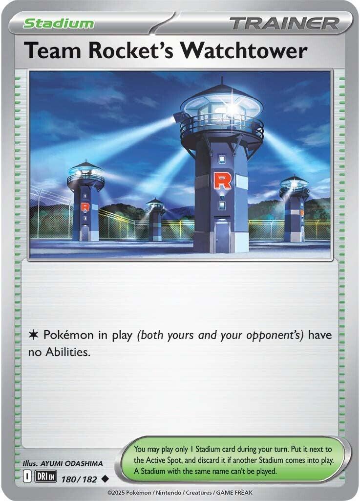 Team Rocket's Watchtower (180/182) [Scarlet & Violet: Destined Rivals] | Exor Games Truro