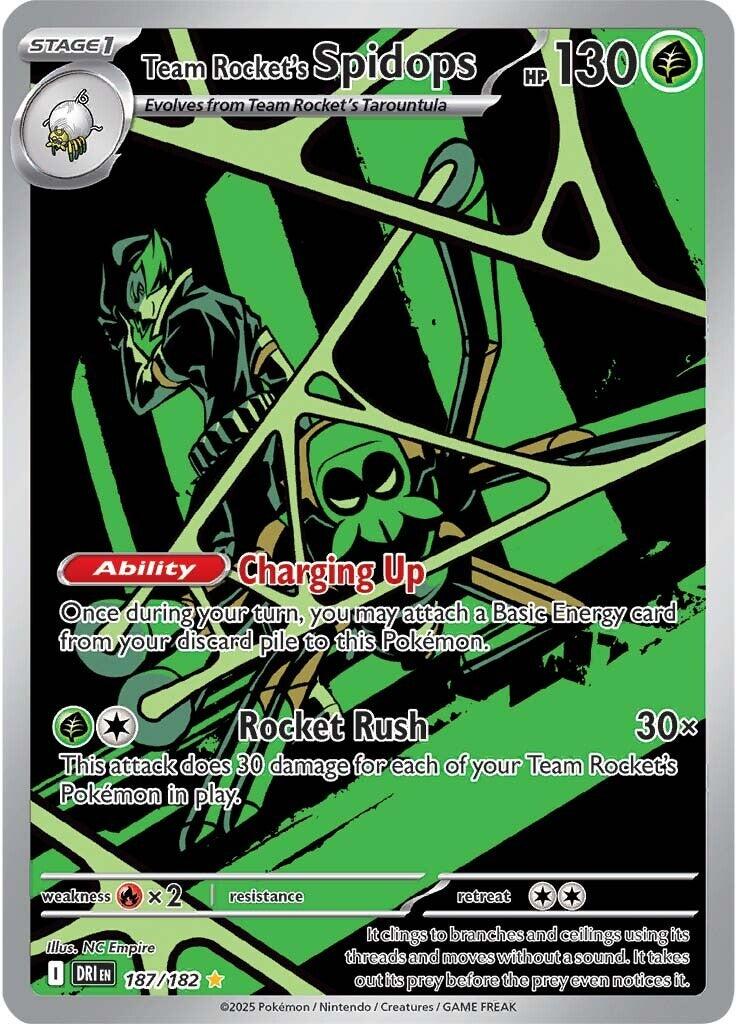 Team Rocket's Spidops (187/182) [Scarlet & Violet: Destined Rivals] | Exor Games Truro