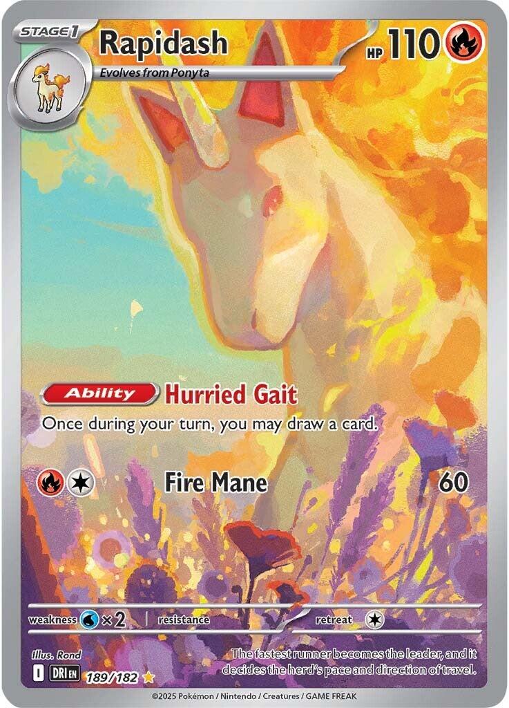 Rapidash (189/182) [Scarlet & Violet: Destined Rivals] | Exor Games Truro