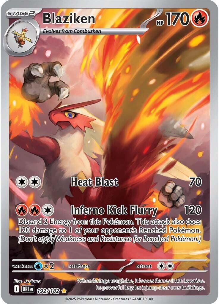 Blaziken (192/182) [Scarlet & Violet: Destined Rivals] | Exor Games Truro