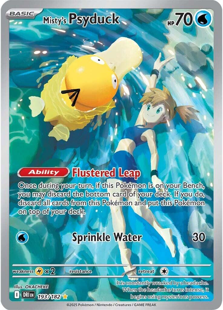 Misty's Psyduck (193/182) [Scarlet & Violet: Destined Rivals] | Exor Games Truro