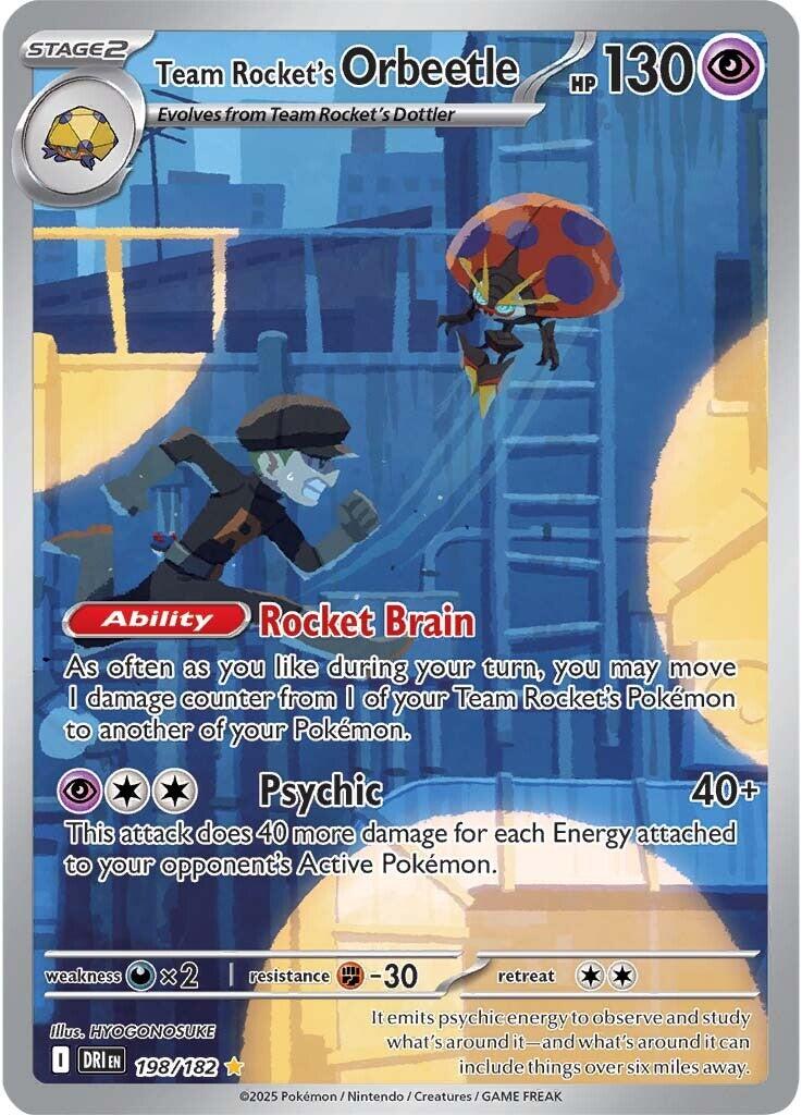 Team Rocket's Orbeetle (198/182) [Scarlet & Violet: Destined Rivals] | Exor Games Truro