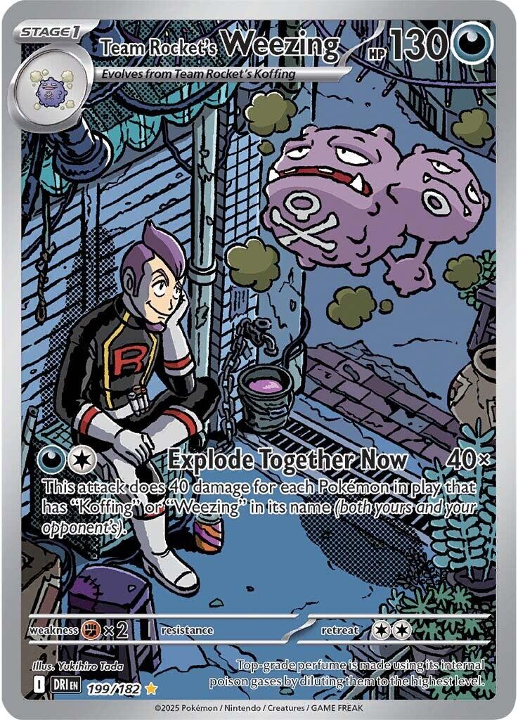 Team Rocket's Weezing (199/182) [Scarlet & Violet: Destined Rivals] | Exor Games Truro