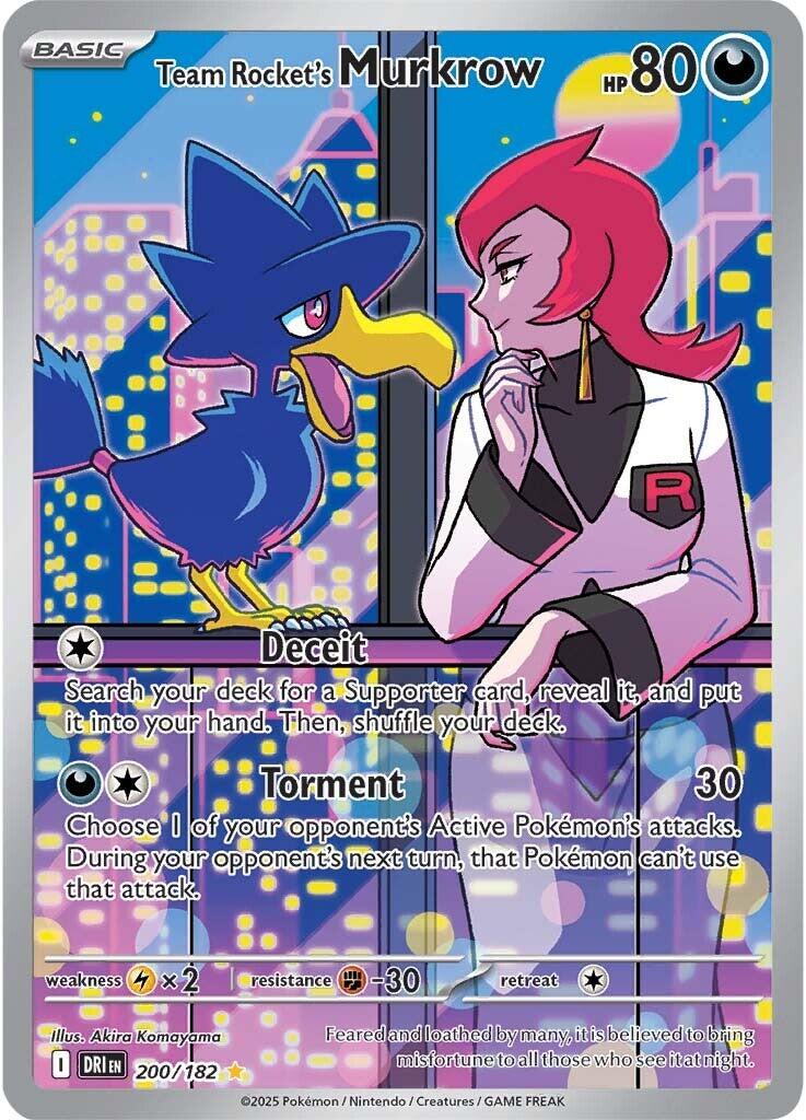 Team Rocket's Murkrow (200/182) [Scarlet & Violet: Destined Rivals] | Exor Games Truro