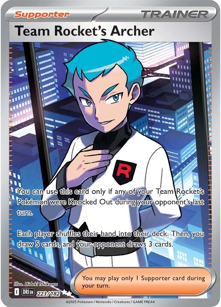 Team Rocket's Archer (223/182) [Scarlet & Violet: Destined Rivals] | Exor Games Truro