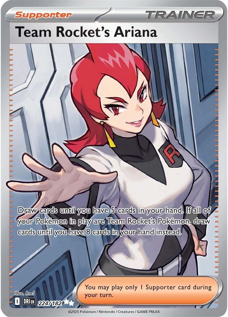Team Rocket's Ariana (224/182) [Scarlet & Violet: Destined Rivals] | Exor Games Truro
