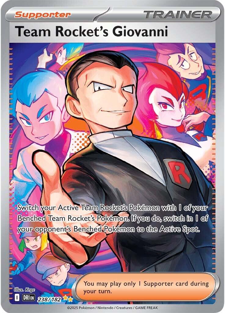 Team Rocket's Giovanni (238/182) [Scarlet & Violet: Destined Rivals] | Exor Games Truro
