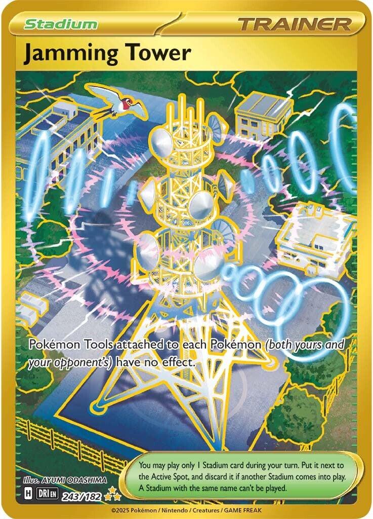 Jamming Tower (243/182) [Scarlet & Violet: Destined Rivals] | Exor Games Truro