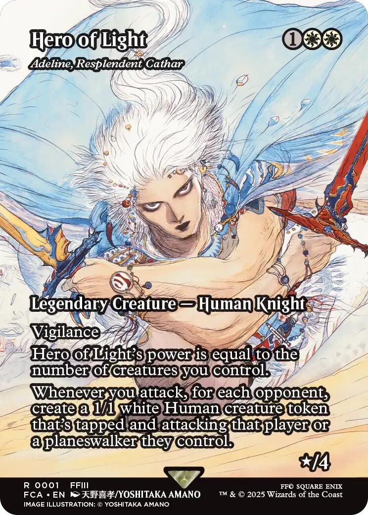 Hero of Light - Adeline, Resplendent Cathar (Showcase) [FINAL FANTASY : Through the Ages] | Exor Games Truro