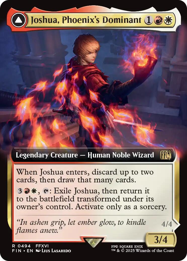 Joshua, Phoenix's Dominant (Extended Art) [FINAL FANTASY] | Exor Games Truro